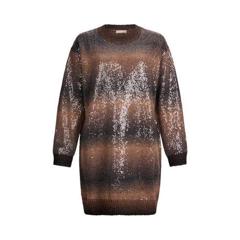 Liu Jo Abito corto Abito in maglia con paillettes S  - Francavilla Moda